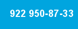 922 950-87-33